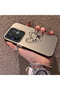 Vivo V60 Compatible Line Heart and Airplane Pattern Non-Transparent Acrylic Back Silicone Edge Phone Case - 3