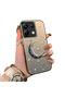 Xiaomi Poco X6 Compatible Silver Carved Moon and Star Pattern Non-Transparent Acrylic Back Silicone Edge Case