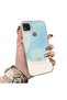 Cute Little Flower Pattern Acrylic Back Silicone Edge Phone Case Compatible with Xiaomi Redmi 9C/10A