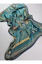 Luxury Voile Silk Shawl Scarf Chain Pattern Double Sided 70 X 180 cm - 4