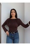 Waist-Tied Gathered Crop Blouse - 6