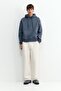 Basic kapüşonlu sweatshirt - 2