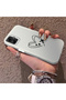 Samsung Galaxy A05 Compatible Line Heart and Airplane Pattern Non-Transparent Acrylic Back Silicone Edge Phone Case - 3