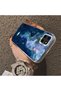 Realme C21Y/C25Y Compatible Dreamy Starry Sea Fish Pattern Acrylic Back Silicone Edge Phone Case - 4