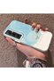 Realme C65 4g Compatible Cute Little Flower Pattern Acrylic Back Silicone Edge Phone Case - 3