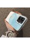 For Xiaomi Redmi 13C 4G/5G Compatible Cute Little Flower Pattern Acrylic Back Silicone Edge Phone Case - 4