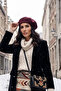 Mother-Daughter Combination 2-Piece French Painter Beret - Stylish Winter Hat / Beret Set - 5