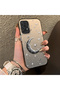 Samsung Galaxy A72 Compatible Silver Carved Moon and Star Pattern Non-Transparent Acrylic Back Silicone Edge Case - 2
