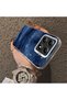 Xiaomi Mi 14t Compatible Navy Blue Watercolor Mountain-Star Art Pattern Acrylic Back Silicone Edge Phone Case - 4