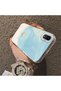 iPhone Xr Compatible Cute Little Flower Pattern Acrylic Back Silicone Edge Phone Case - 4