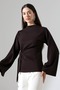 Women's Modal Tie-Detail Spanish Sleeve Blouse - 4