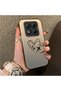 Xiaomi Redmi Note 14 Pro 4G/5G Compatible Stripe Heart and Airplane Pattern Non-Transparent Acrylic Back Silicone Edge Phone Case - 3