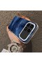 Xiaomi Redmi K90 5g Compatible Navy Blue Watercolor Mountain-Star Art Pattern Acrylic Back Silicone Edge Phone Case - 4
