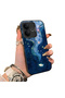 For Vivo V60 Lite 4G/5G Compatible Dreamy Starry Sea Fish Pattern Acrylic Back Silicone Edge Phone Case