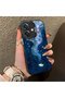 Oppo A3/A3X 4G/5G Compatible Dreamy Starry Sea Fish Pattern Acrylic Back Silicone Edge Phone Case - 2
