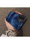 Samsung Galaxy A26 Compatible Navy Blue Watercolor Mountain-Star Art Pattern Acrylic Back Silicone Edge Phone Case - 4