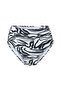 Zebra Patterned Underwire High Waist Black and White Women's Bikini Set – Savanna - 7