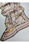 Luxury Voile Silk Shawl Scarf Chain Pattern Double Sided 70 X 180 cm - 4