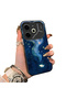 For Tecno Pova 6/Pova 6 Pro 5g Compatible Dreamy Starry Sea Fish Pattern Acrylic Back Silicone Edge Phone Case