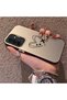 Samsung Galaxy A26 Compatible Line Heart and Airplane Pattern Non-Transparent Acrylic Back Silicone Edge Phone Case - 3