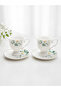 Classic Pure Elegance 2 Person Coffee Cup Set Porcelain 4 Piece - 4