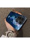 Infinix Note 50 Pro Plus Compatible Dreamy Starry Sea Fish Pattern Acrylic Back Silicone Edge Phone Case - 4