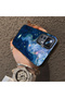 Xiaomi Mi 12T/12T Pro Compatible Dreamy Starry Sea Fish Pattern Acrylic Back Silicone Edge Phone Case - 4
