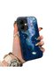 Infinix Smart 10 Compatible Dreamy Starry Sea Fish Pattern Acrylic Back Silicone Edge Phone Case