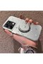 Xiaomi Poco X6 Compatible Silver Carved Moon and Star Pattern Non-Transparent Acrylic Back Silicone Edge Case - 3