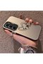 Infinix Hot 60 Pro Compatible Line Heart and Airplane Pattern Non-Transparent Acrylic Back Silicone Edge Phone Case - 3