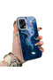 For Xiaomi Redmi Note 12 5g Compatible Dreamy Starry Sea Fish Pattern Acrylic Back Silicone Edge Phone Case