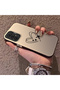Samsung Galaxy A23 4G/5G Compatible Line Heart and Airplane Pattern Non-Transparent Acrylic Back Silicone Edge Phone Case - 3