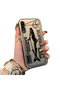 Samsung Galaxy A50/A50S/A30S Compatible Canned Sardine Fish Sketch Patterned Non-Transparent Acrylic Back Silicone Edge Case