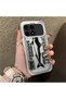 Xiaomi Poco F8 Pro 5g Compatible Canned Sardine Fish Sketch Pattern Non-Transparent Acrylic Back Silicone Edge Case - 2