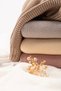100% Cotton Knitwear Baby Blanket - Soft Texture Baby Stroller and Crib Cover