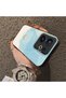Vivo X200 Fe Compatible Cute Little Flower Pattern Acrylic Back Silicone Edge Phone Case - 4