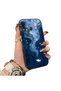 Samsung Galaxy A30/A20 Compatible Dreamy Starry Sea Fish Pattern Acrylic Back Silicone Edge Phone Case