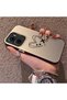 Vivo Y02S Compatible Line Heart and Airplane Pattern Non-Transparent Acrylic Back Silicone Edge Phone Case - 3