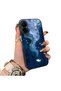 For Realme C67 4g Compatible Dreamy Starry Sea Fish Pattern Acrylic Back Silicone Edge Phone Case