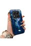 For Xiaomi Redmi Note 14 Pro 4G/5G Compatible Dreamy Starry Sea Fish Pattern Acrylic Back Silicone Edge Phone Case