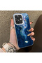 Oppo A3/A3X 4G/5G Compatible Dreamy Starry Sea Fish Pattern Acrylic Back Silicone Edge Phone Case - 2