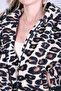 Mns -Leopard Hoodie. Zippered Sweatshirt-1620-1 - 5
