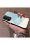 Samsung Galaxy A54 Compatible Cute Little Flower Pattern Acrylic Back Silicone Edge Phone Case - 3