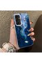Samsung Galaxy A16 4G/5G Compatible Dreamy Starry Sea Fish Pattern Acrylic Back Silicone Edge Phone Case - 2