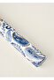 Paisley Mango Salad Serving Set Blue (28X8 cm) - 6