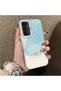 Samsung Galaxy A54 Compatible Cute Little Flower Pattern Acrylic Back Silicone Edge Phone Case - 2
