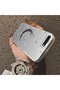 iPhone 7 Plus/8 Plus Compatible Silver Carved Moon and Star Pattern Non-Transparent Acrylic Back Silicone Edge Case - 4