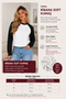 Women's Raglan Sleeve Crew Neck Long Sleeve Blouse - 3