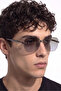 Sinef Silver Gray Men's Sunglasses - 3