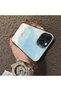 Cute Little Flower Pattern Acrylic Back Silicone Edge Phone Case Compatible with iPhone 12 Pro Max - 4